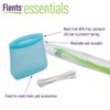 Flents Essential Silicone Pouch, Multi-Purpose Travel-Sized Container, Washable and Reusable,