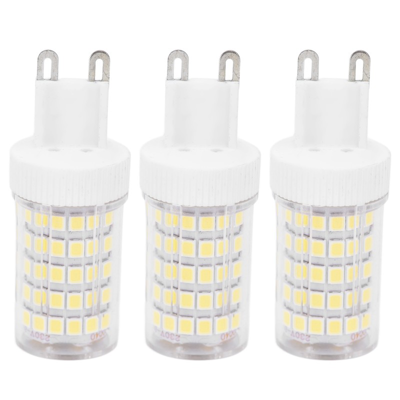 3Pcs G9 LED Lamp Bulb 2835 10W 1000LM 360 Angle