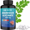 Magnesium Glycinate 500mg - 240 Capsules For Sleep, Stress Relief
