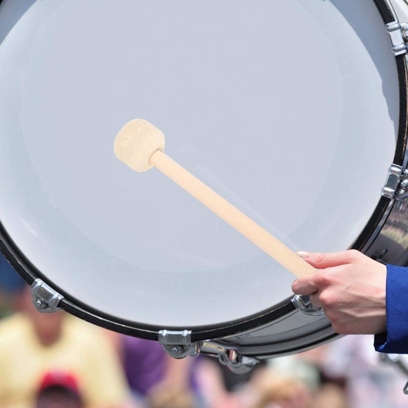 Drum Stick Wool Felt Drum Mallets with Wooden Handle Precussion