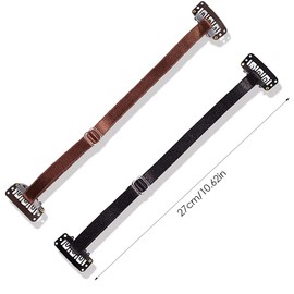 Androxeda Pack of 2 Facelifting Tape Bands Face Lifting Band Facelifting Bands with Clips Facelifting Invisible Hair Bands for Chin Neck and Eyes Reusable Facelift Band