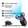 InCliick 4K Camera Plug, USB Charger Cam Pictures Taking Mini