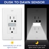 ThunderWay Tamper Resistant(TR) Receptacle Outlet with Night Light-Easy to Install,