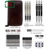 Nicpro 30PCS Art Mechanical Pencil Set in Leather Case, Metal