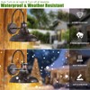 Oil Rubbed Bronze Motion Sensor Outdoor Barn Lights - Dusk