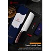 KEEMAKE Nakiri Knife Meat Cleaver: 7 Inch Razor Sharp Chef