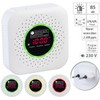 VisorTech Gas Detector: Set of 2 Design Socket Multi Gas