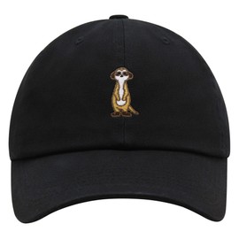 JPAK Meerkat Premium Dad Hat Embroidered Cotton Baseball Cap Lion Observer