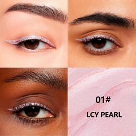 ULTRAMO Delineador de ojos brillante a prueba de agua, delineadores De Ojos Líquido De Colores, Lápiz Delineador De Ojos Resistente Al Agua, delineador De Ojos Líquido Perlado, Maquillaje de Festivo