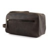 GreenLand NATURE Westcoast Kulturbeutel Leder 24 cm, sattelbraun