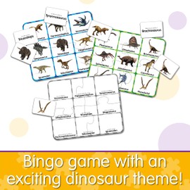 The Learning Journey: Match It! Bingo Dinosaurs - Board Games & Activities for Preschool and Kindergarten - Multiplayer Games for Children Ages 3 and Up