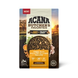 ACANA Butcher’s Favorites Grain-Free Dry Dog Food Free-Run Poultry & Liver Recipe 4lb Bag