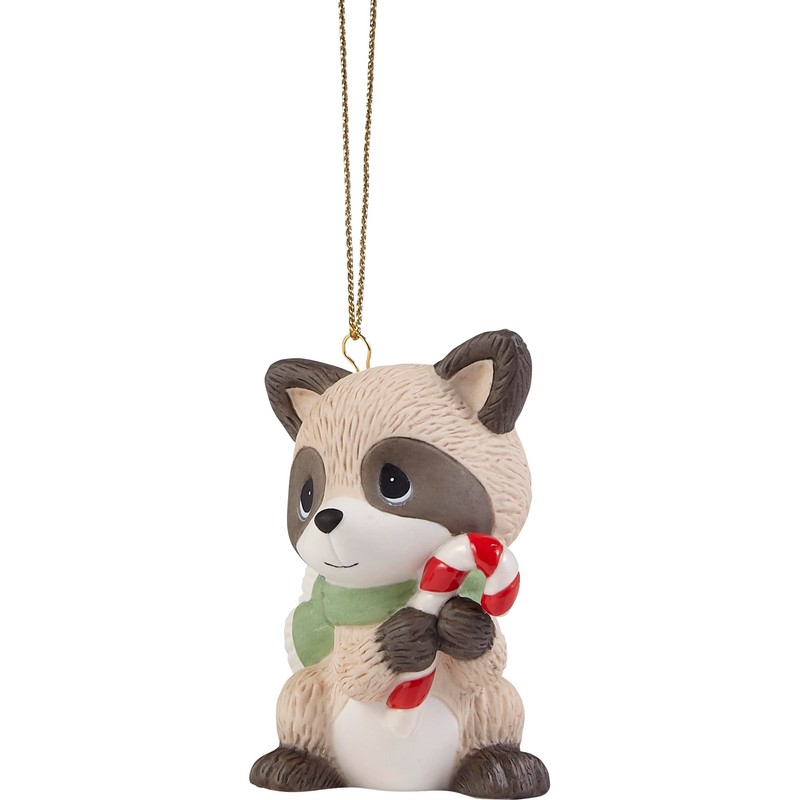Precious Moments Raccoon with Mini Tree Ornament – Adorable Little