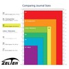 Zelten 1 Pack A5 45 Sheets/90 Pages Kraft Loose Leaf