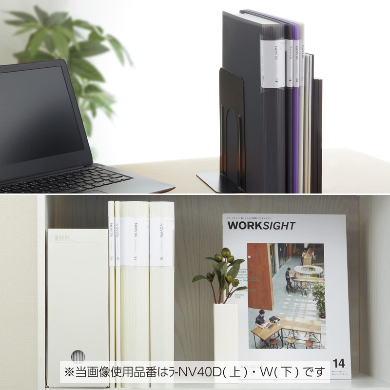 Kokuyo Ra-NV40W File Clear Book, Novita, Fixed Type, A4, 40