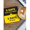 Brainbox Candy - Funny 'Work Vs Life Coaster' - Small