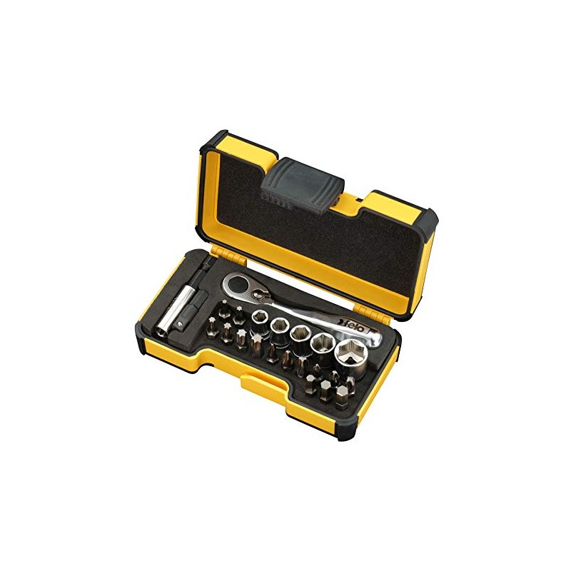 Felo XS-Strongbox XS 23 1/4 23-Piece PH/PZ/HEX/TORX/SW/MS/BH