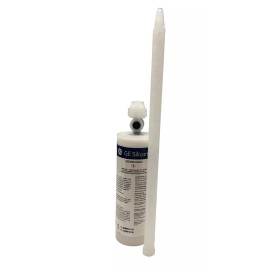 GE SSG4600 UltraGlaze Sealant Per Two-Part Coaxial Cartridge, BLACK 12.8 Fl oz