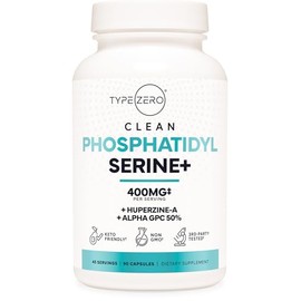 3 suplementos de enfoque nootrópico fosfatidilserina (Alpha GPC + Huperzina A + Fosfatidilserina 400 mg) L Serine Nootrropics Suplemento de apoyo cerebral y suplemento de memoria potenciador del cerebro para vitaminas cerebrales