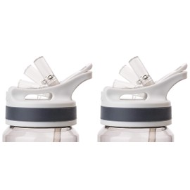 AceCamp 2 x Drinking Bottle Spring Lid Replacement Accessories Tritan Bottles 350 ml, 550 ml and 750 ml, Double Pack, 999929