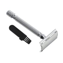 Minkissy Metal Scraper Brush Safety Razor for Men Women Reusable Shaving Tool Double Razor