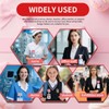 Nurse Badge Reels, Pink Bow Retractable ID Holder with 360°