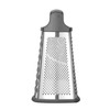 HENDI Square Grater, 4-Sided, with Container, Non-Slip Base, Fine, Medium,