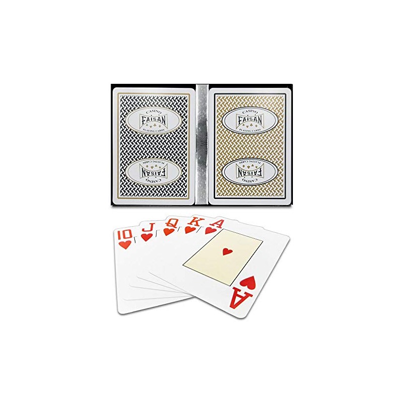 Juego de Cartas Para Canasta Faisan 100% Plastico/PSA COMPUTO Y