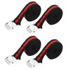 QANYEGN Ratchet Tie Down Straps, Adjustable Cam Buckle Tensioning Belts,