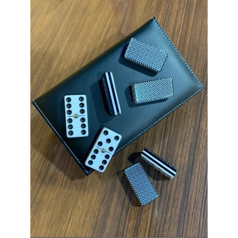 Domino Jumbo 5 Capas Baraja Plata