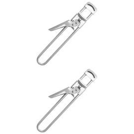 Stainless Steel Bottle Adjustable can Multifunctional Bottle Opener. Gripper Tight Lid Opener (Silvery, One Size)