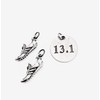 Running SHOE 13.1 Round Pewter Charm Set - Pair of