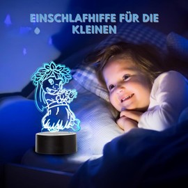 Wolostore Lilo LED Light for Kids Colour Changing USB Night Light and Decoration