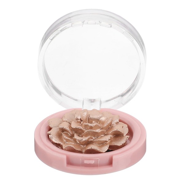 WOONEKY D Flower Design High Gloss Cheek Palette Women's Highlighter
