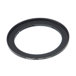 vhbw Filter Adapter Ring 77 mm Compatible with Hasselblad B60 Bayonet Camera, Digital Camera Lenses - Matte Black