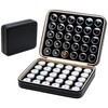 Giftop 60 PCS Gemstone Display Collection Storage Box with Clear