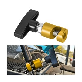 TSUGAMI Car Lift Support Clamp, 12MM Vehicle Hood Strut Spark Plug Fixing Clip, Automotive Shock Prop Rod Stopper Retainer Stay Holder Tool Accessories, Universal for SUV, Sedan, Truck (Golden)