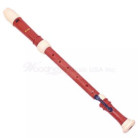 woodnote Pro. Twin-Wood Simulated & Ivory Tenor Recorder-Baroq