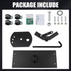 RANSOTO Universal Steel Roof Racks Spare Tire Carriers- Tire Mount