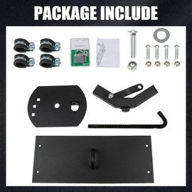 RANSOTO Universal Steel Roof Racks Spare Tire Carriers- Tire Mount Lock for Spare Tires up to 35 inches