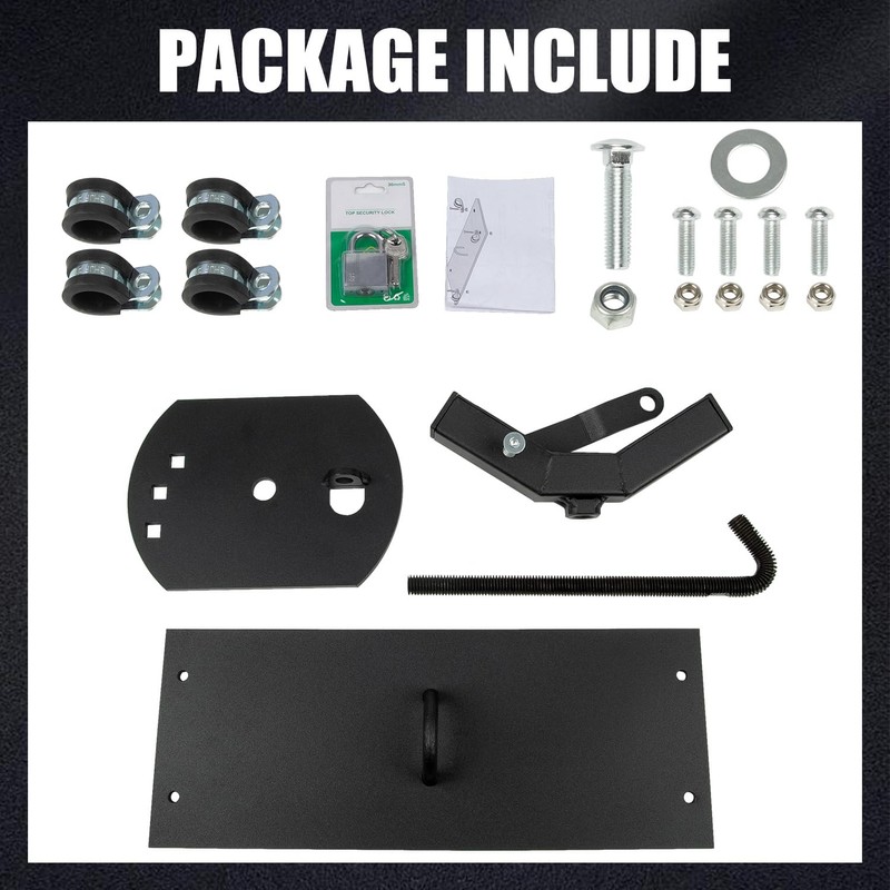 RANSOTO Universal Steel Roof Racks Spare Tire Carriers- Tire Mount