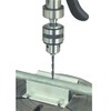 Self-centering Drill Press Jig with Ruler Markings; Heavy-duty Extruded Aluminum