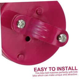 WHAMVOX Unicorn Printed Scooter Bell Kids Bike Bell Streamers Lovely Metal Craft Unique Design