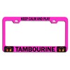 Custom Brother - Keep Calm and Play Tambourine Pink Steel