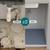 Under Sink Mat, 25" x 22" Silicone Kitchen Cabinet Tray,