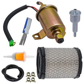 JDLLONG 149-2311 Fuel Pump with1403280 Air Filter Tune Up Kit Fit for for Onan Cummins Generator 4000 4KW Microlite MicroQuiet Generators Parts with 149-2457 Fuel Filter