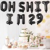 Oh I’m 29! Latex Balloons 16 Inch Black Hallo Twenty