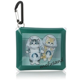 MOFUSAND0018 MFUSAND0018 Pouch, Small Items, Airpods Pro Case, Earphone Storage, Key Case, Carabiner, Clear Multi Case, SS Size, Women, Girls, Students, Children, Uchifuku (MFS-135)