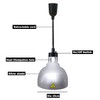 Hanging Food Heat Lamps Ceiling Food Warmer with Infrared Bulb