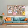 DexBoard Foldable Large Felt Bulletin Board for Wall 60"x 36",